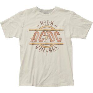AC/DC High Voltage LP Graphic Logo T-Shirt  - Size Large